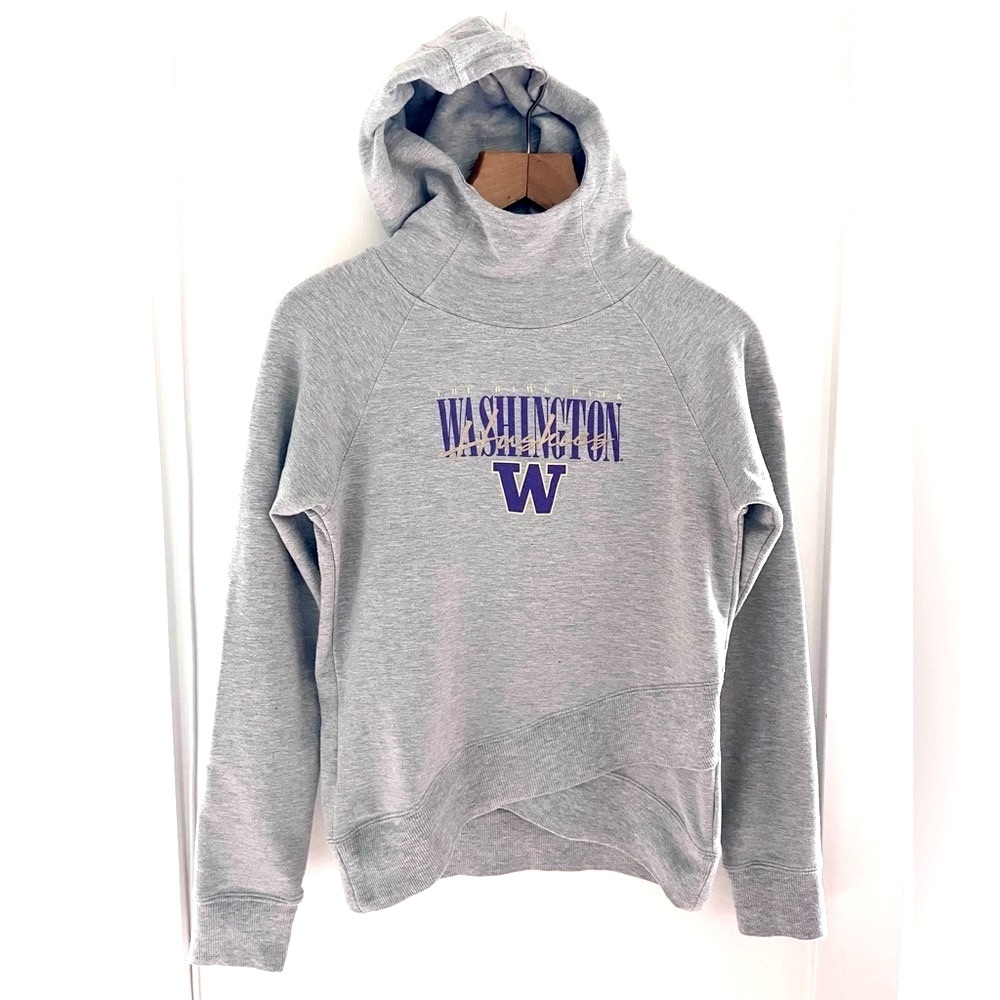 Washington Huskies Dawg Pack Funnel Neck Hoodie Sweatshirt, Cozy, OuterStuff
